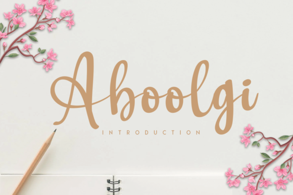 Aboolgi: The Elegant Script Handwritten Font for Editors