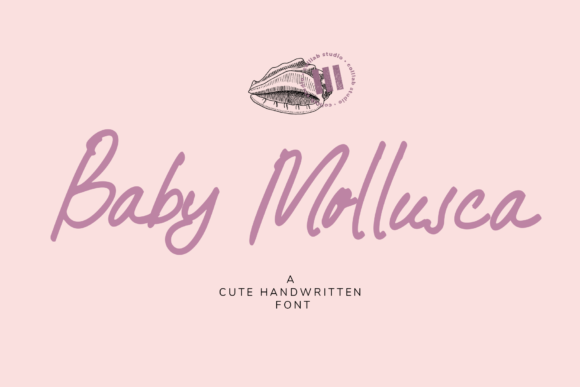 Baby Mollusca Typeface for Elegant Editorial Design