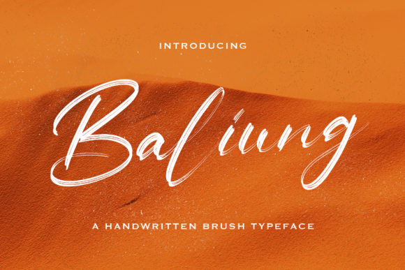Baliung Font Review: Elegant Script for Designers