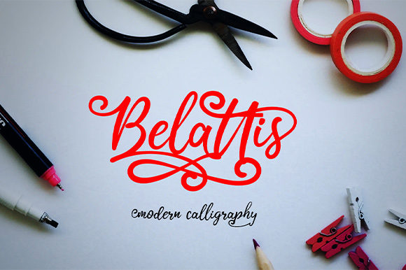 Belattis: A Modern Script Handwritten Font for Campaigns