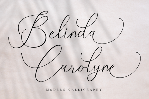 Belinda Carolyne: A Tasteful Calligraphy Font for Web Design