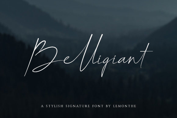 Belligiant Font for Professional Brand Identity