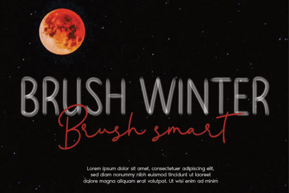 Brush Winter Font for Elegant Branding