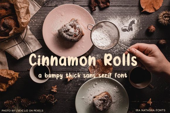 Cinnamon Rolls Font: A Sweet Script for Designers