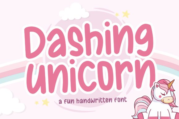 Dashing Unicorn Font for Small Business Branding