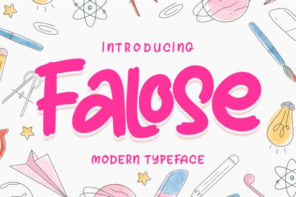 Falose Font: Elegant Script for Handmade Brands