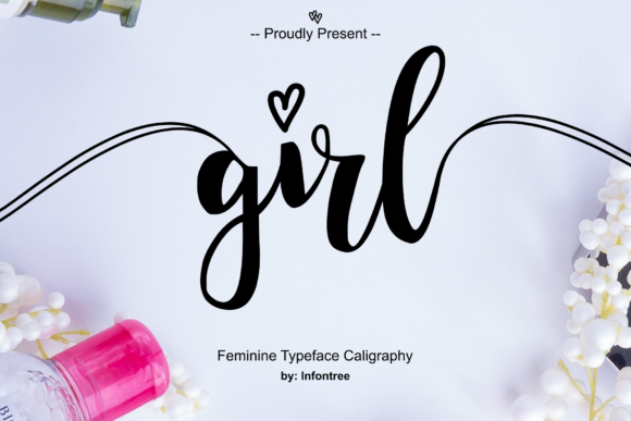 Girl Handwritten Font for Small Business Branding