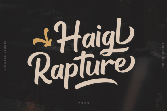 Haigl Rapture Font for Elegant Brand Identity