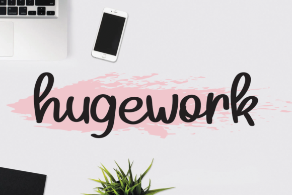 Hugework Font for Modern Web Design