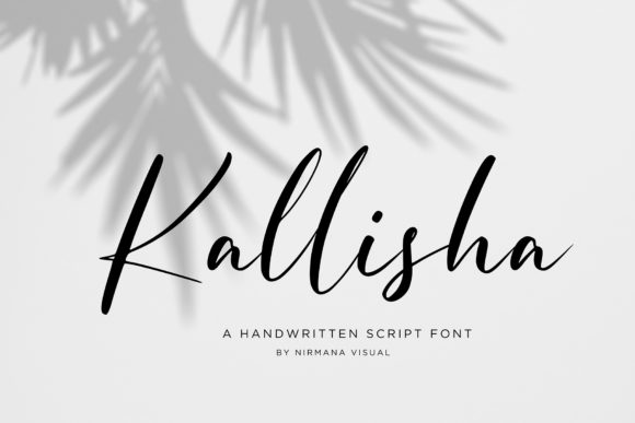 Kallisha: An Elegant Handwritten Font for Branding