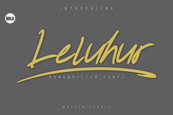 Leluhur Bold Typeface for Digital Branding