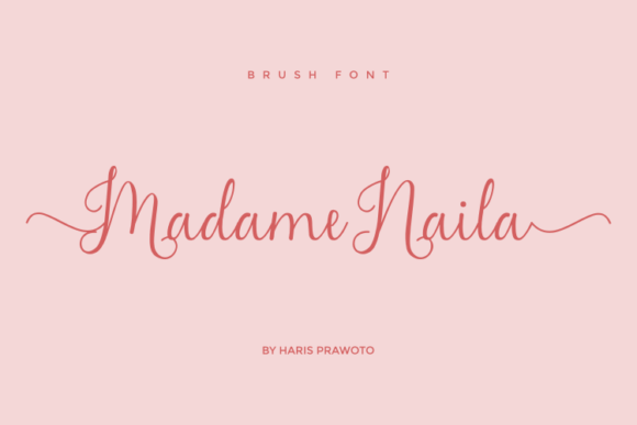 Madame Naila: The Elegant Handwritten Font for Makers