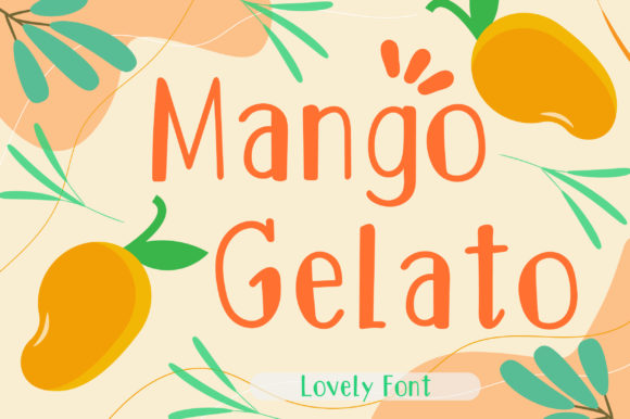 Mango Gelato Font for Small Business Branding