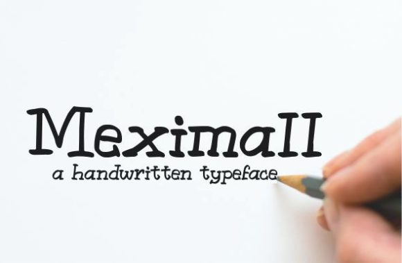 Meximall: The Handwritten Font for Makers