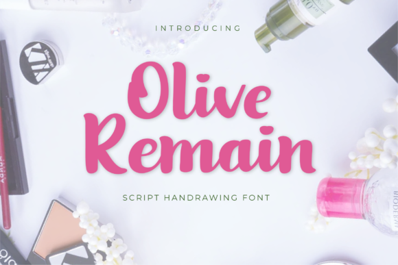 Olive Remain Font for Handmade Brands