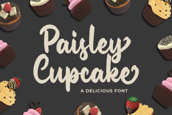 Paisley Cupkace: A Handwritten Font for Authentic Branding