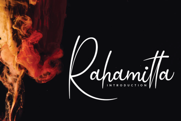 Rahamitta: The Elegant Handwritten Typeface for Branding