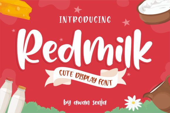 Redmilk Typeface: Authentic Script for Bold Campaigns