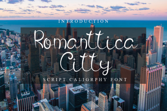Romanttica Citty: A Sweet Script Font for Makers