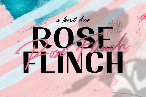 Rose Flinch Typeface for Crafters
