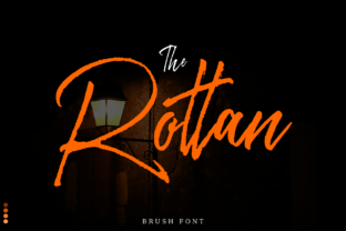 Rottan: The Rustic Handwritten Typeface for Authentic Brands