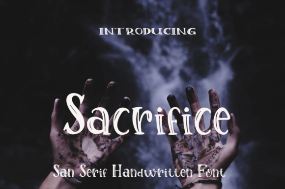 Sacrifice: The Handwritten Font for Bold Branding