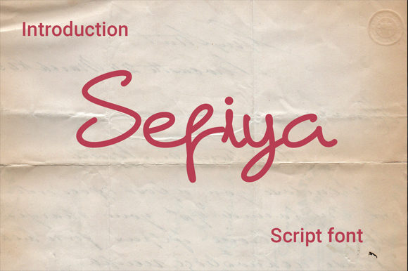 Sefiya: The Elegant Handwritten Font for Marketers
