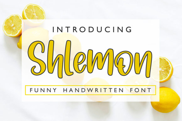 Shlemon: The Friendly Script Handwritten Font for Makers