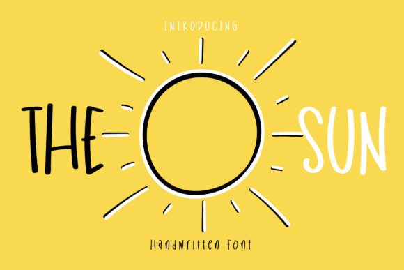 The Sun Handwritten Font for Digital Branding