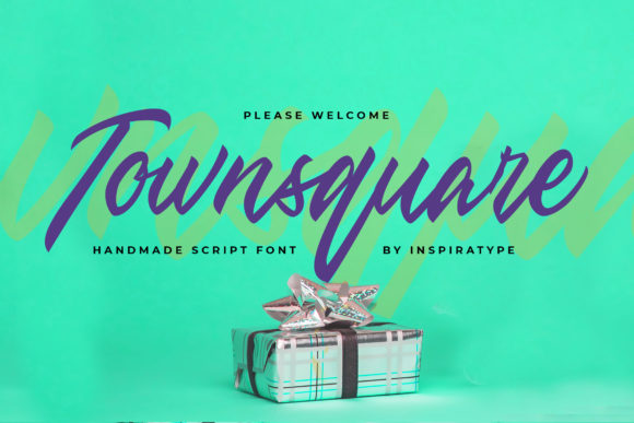 Townsquare: A Flowing Handwritten Font for Makers