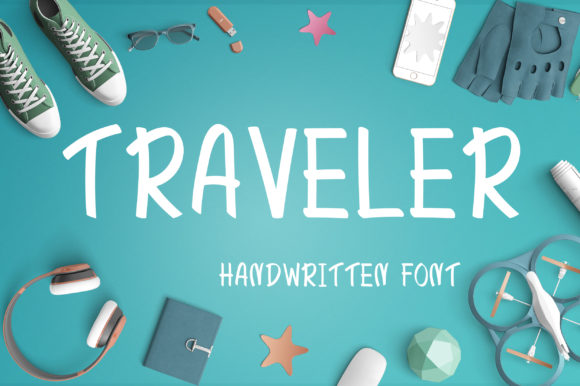 Traveler: A Friendly Script Handwritten Font for Editorial Design