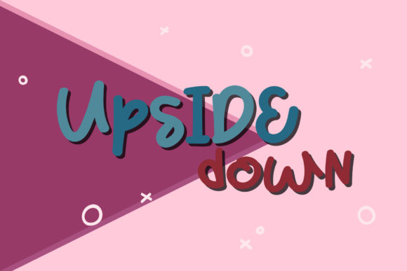 Upside Down: A Handwritten Font for Bold Marketing