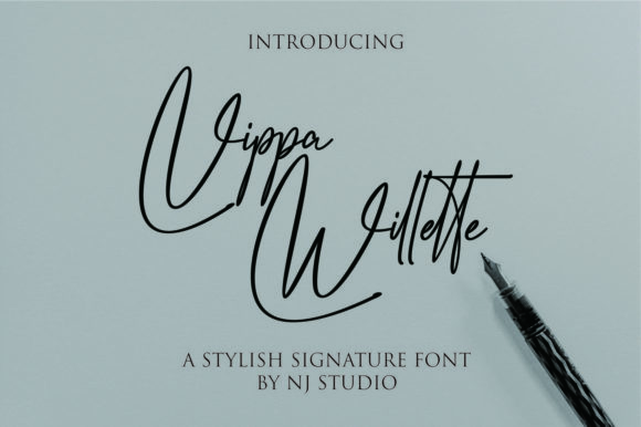 Vippa Willette: The Ultimate Script Font for Elegant Design