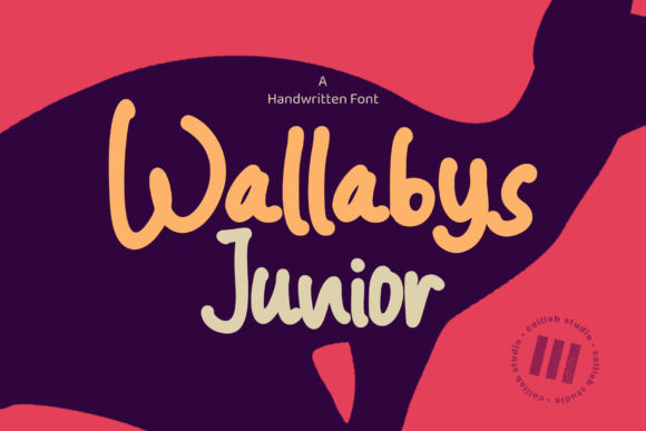 Wallabys Junior: A Playful Handwritten Font for Crafters