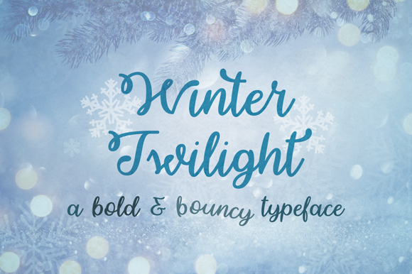 Winter Twilight Typeface for Digital Branding